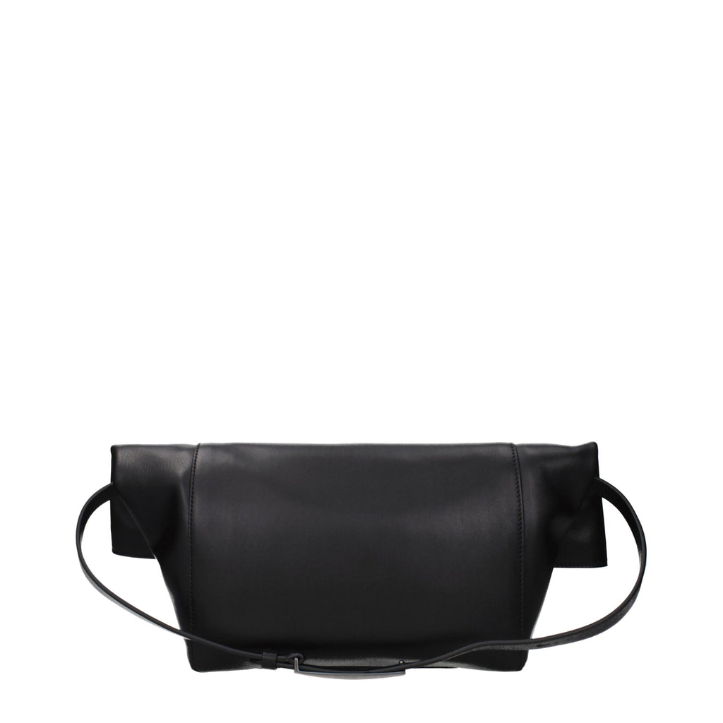Max Mara Schwarze Leder Umhängetasche