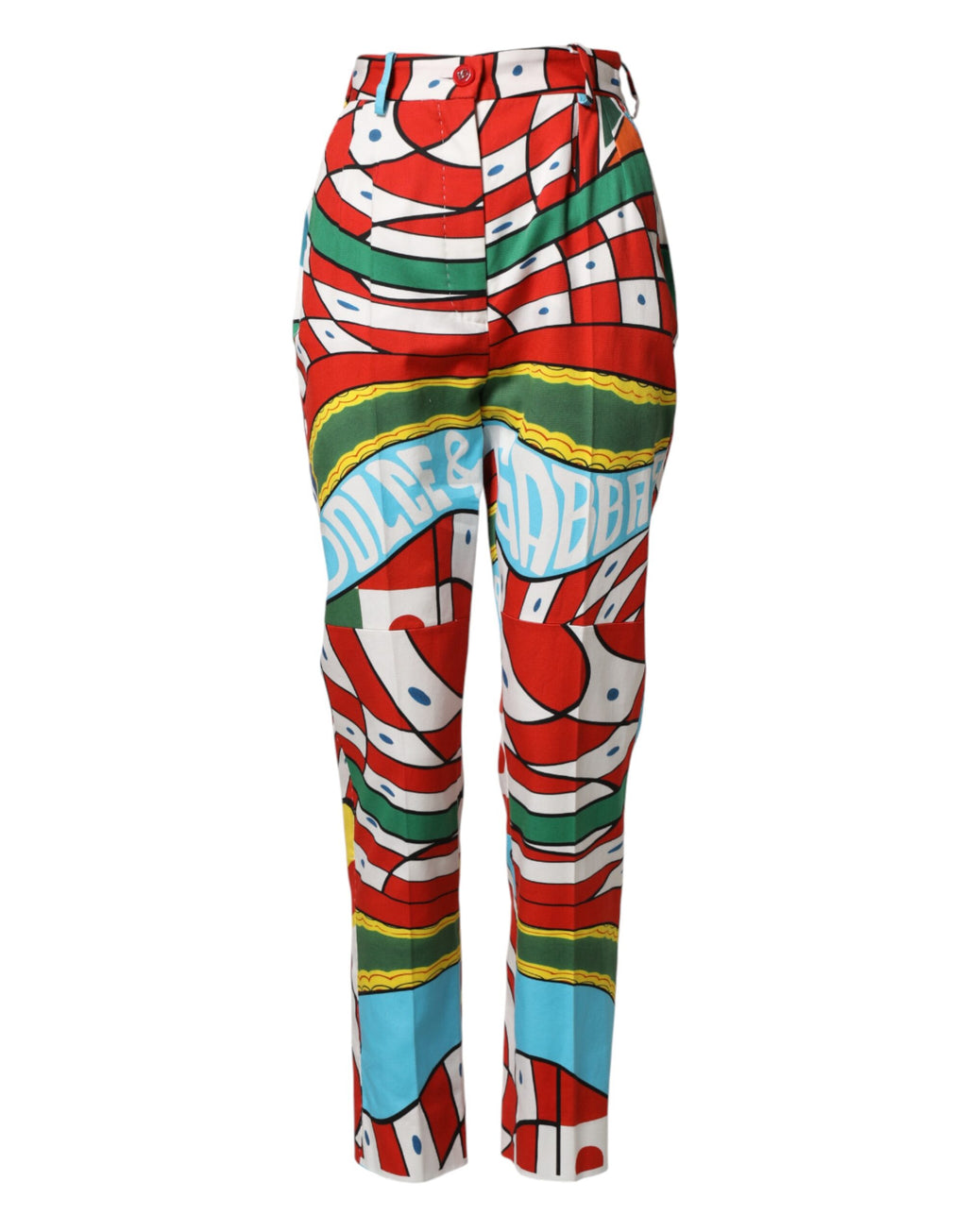 Dolce & Gabbana Hose mit geometrischem Muster in Multicolor