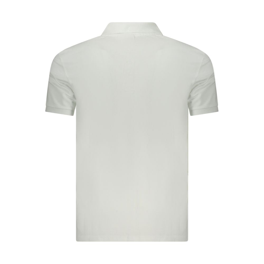Calvin Klein Cotton Polo Shirt in White