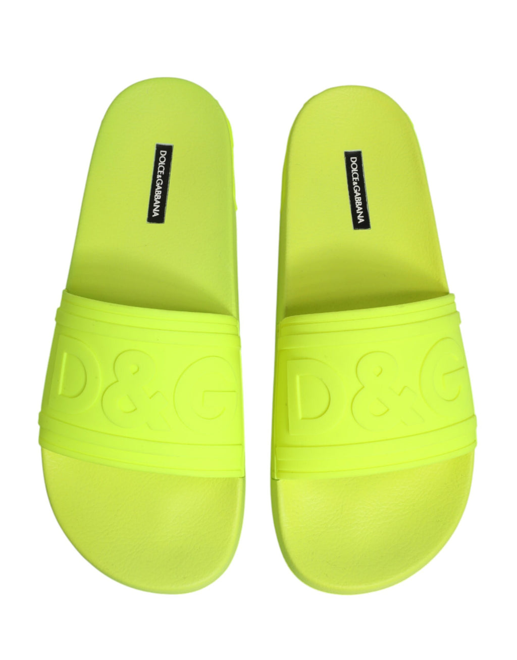 Dolce & Gabbana Grüne Gummisandalen für den Strand