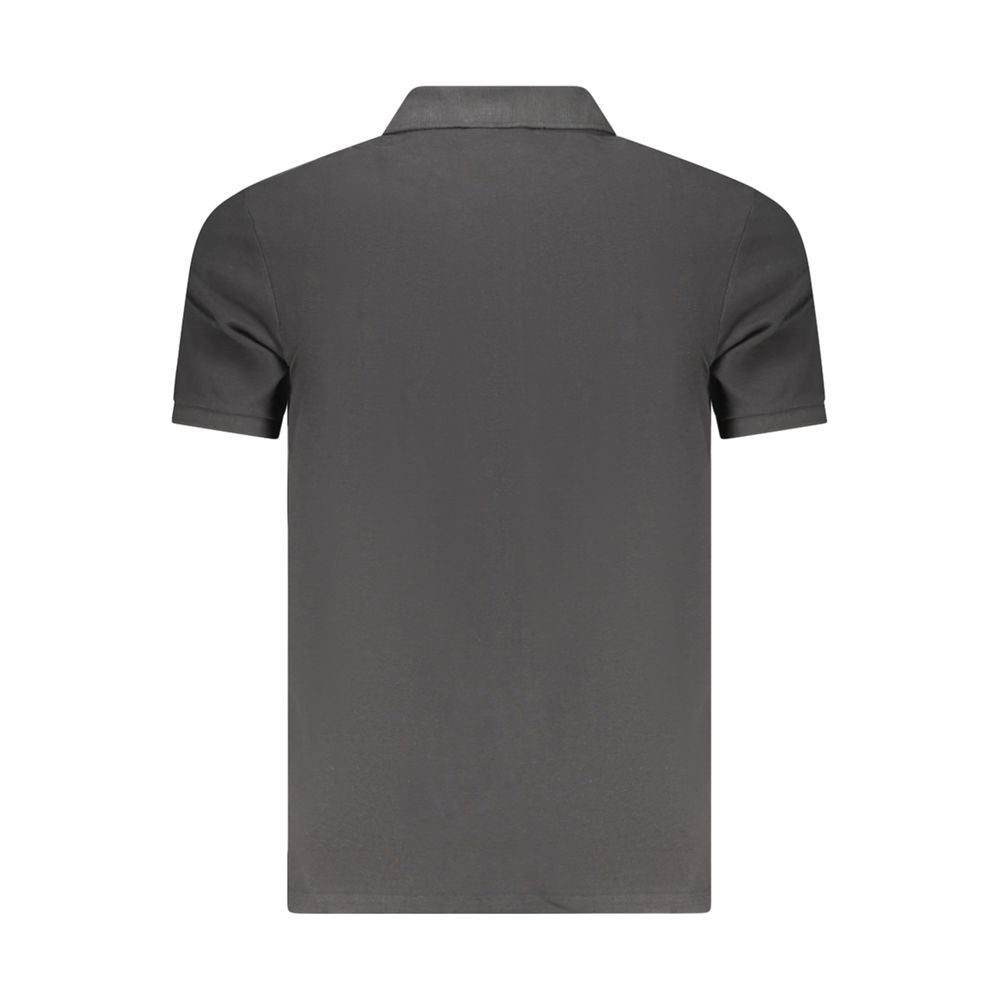 Calvin Klein Cotton Polo Shirt in Black