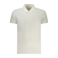 Calvin Klein Bianco Baumwoll-Herrenpoloshirt