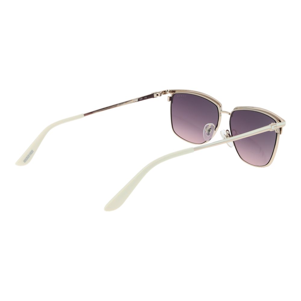 Guess White Sunglasses with Metal Frame