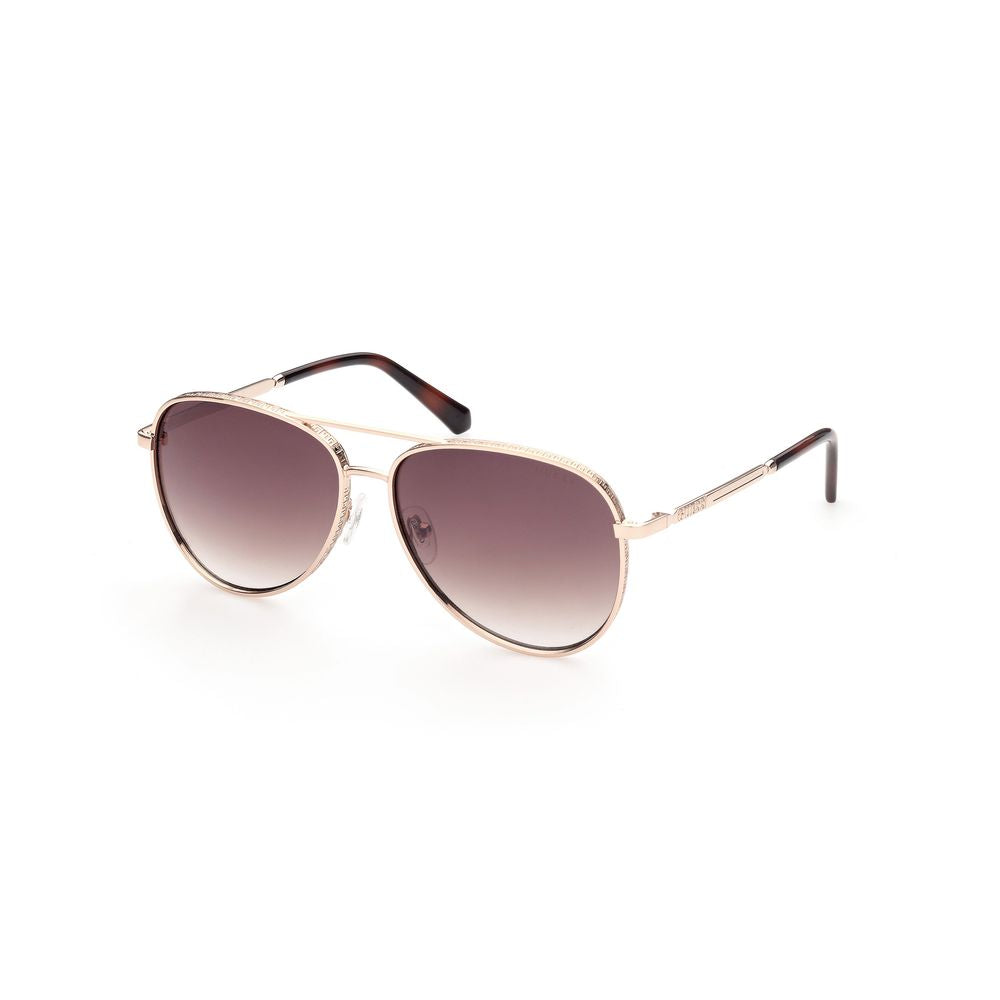 Guess Sonnenbrille aus Goldmetall