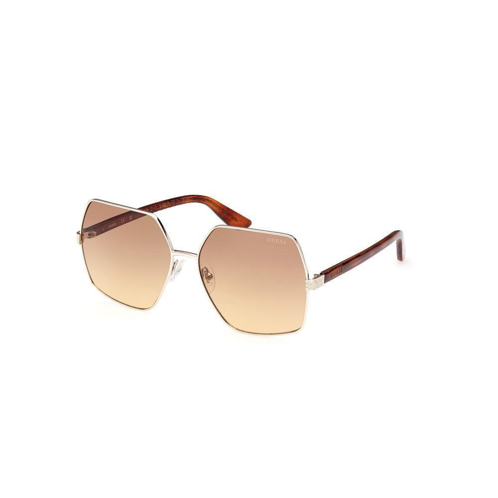 Guess Sonnenbrille aus Goldmetall