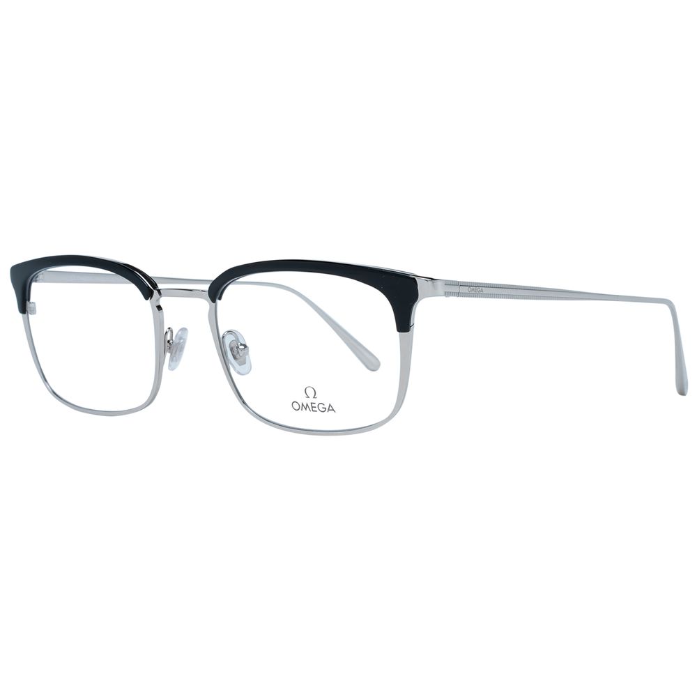 Omega Schwarze Acetat-Brille (Gestell)