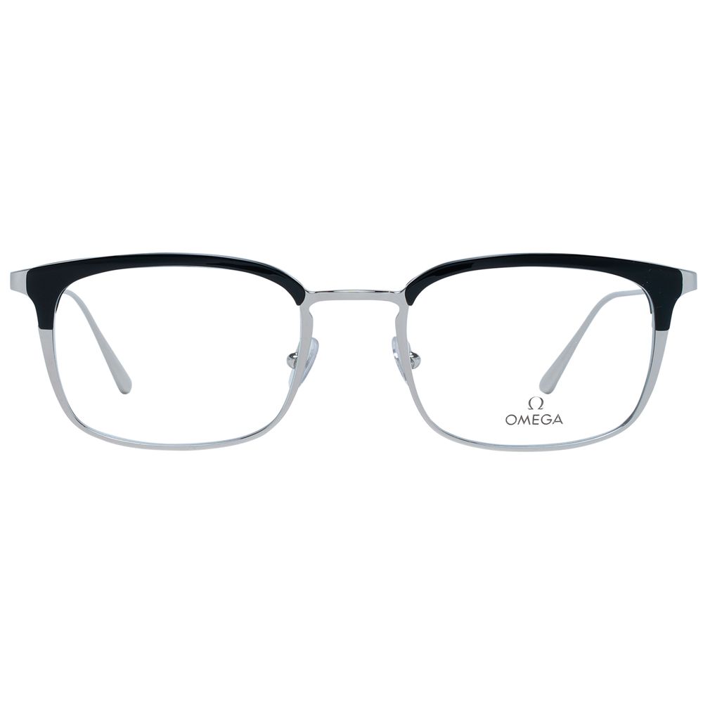 Omega Schwarze Acetat-Brille (Gestell)