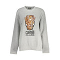 Cavalli Class Grey Cotton Sweatshirt