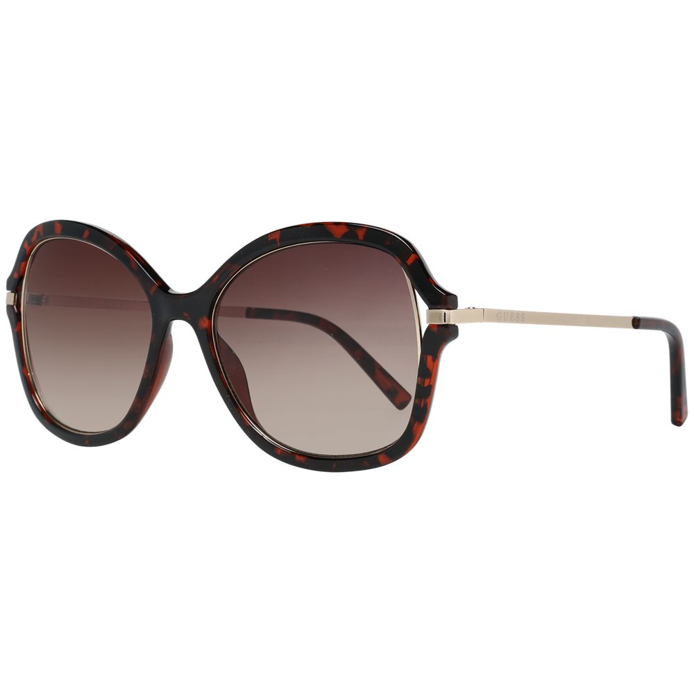 Guess Brown Metal and Plastic Sunglasses
