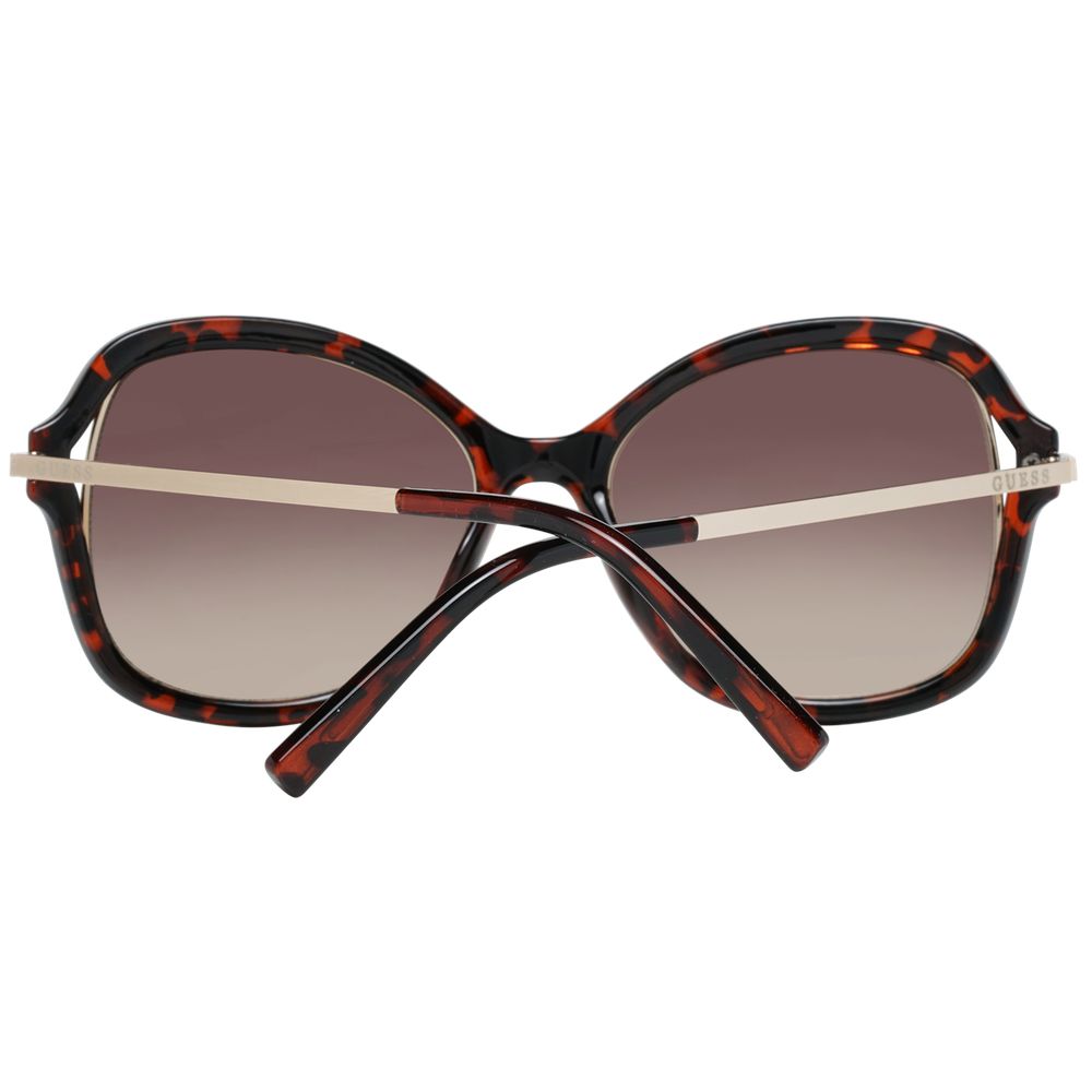 Guess Brown Metal and Plastic Sunglasses