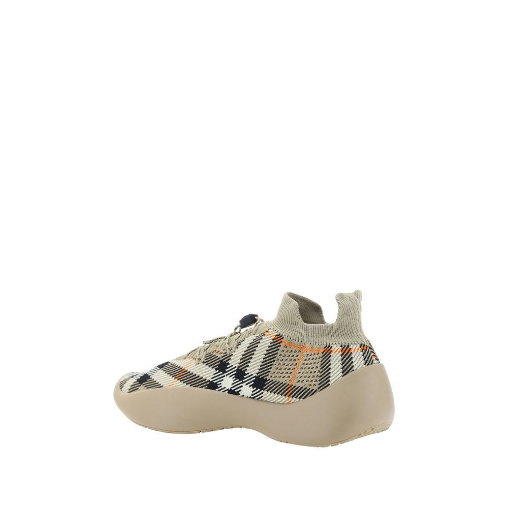 Burberry Braune Gummisneaker
