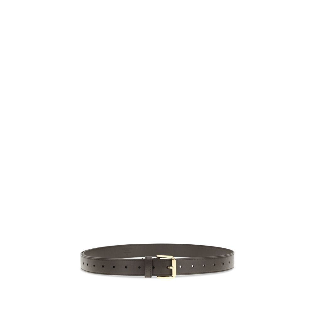 Givenchy Brown Calf Leather Bos Taurus Belt