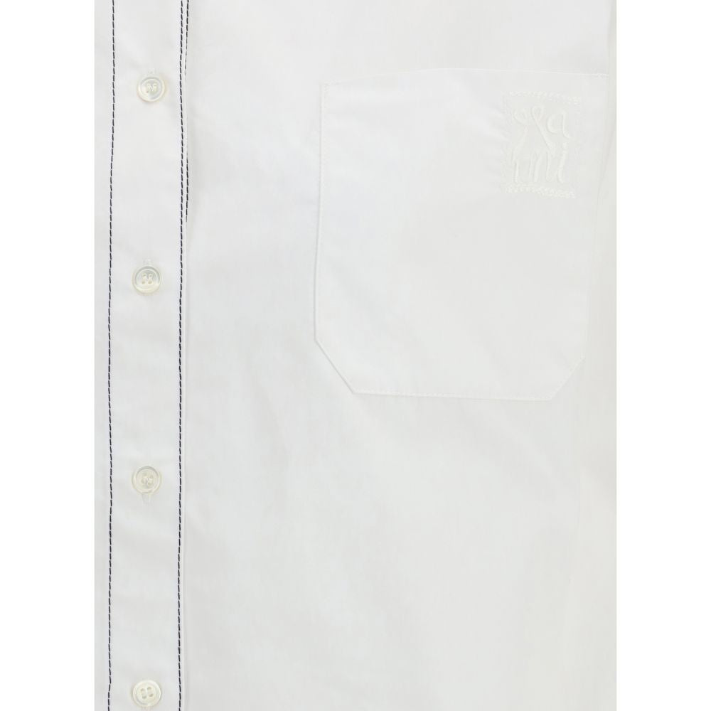 Marni White Cotton Short-Sleeved Shirt