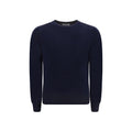 Brunello Cucinelli Blauer Wollpullover Oves Aries