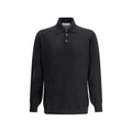 Brunello Cucinelli Schwarzes Kaschmir-Hemd