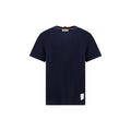Thom Browne Blaues Baumwoll-T-Shirt