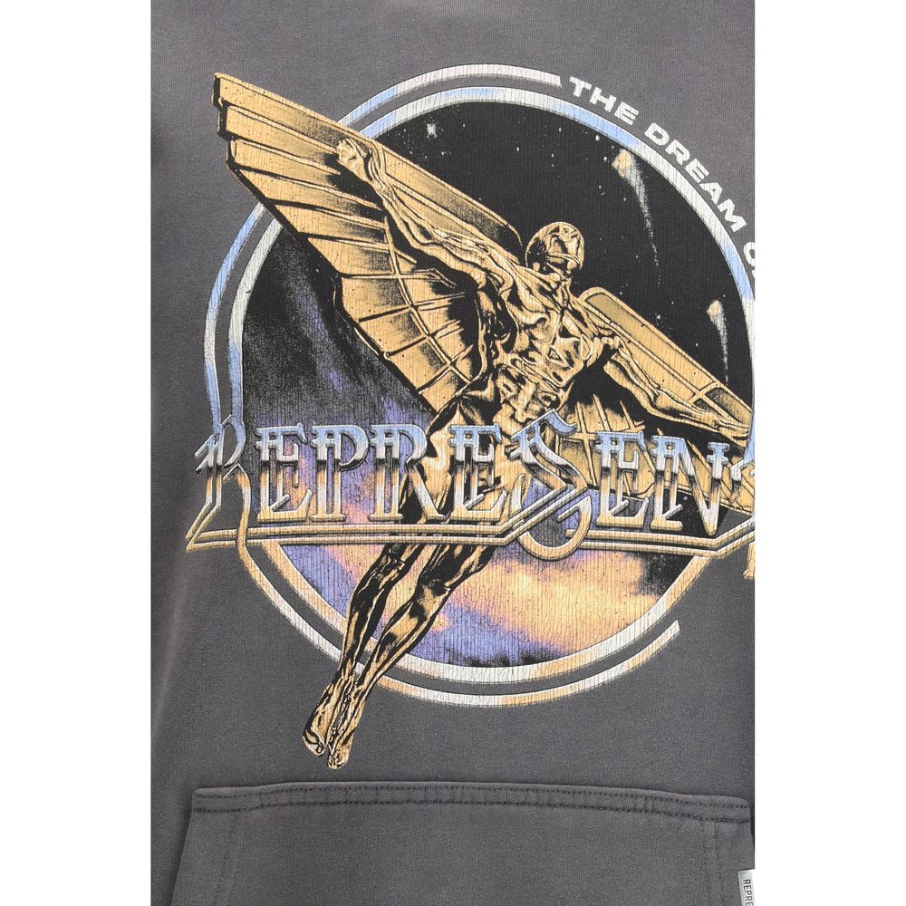 Represent Grey Cotton Sweatshirt