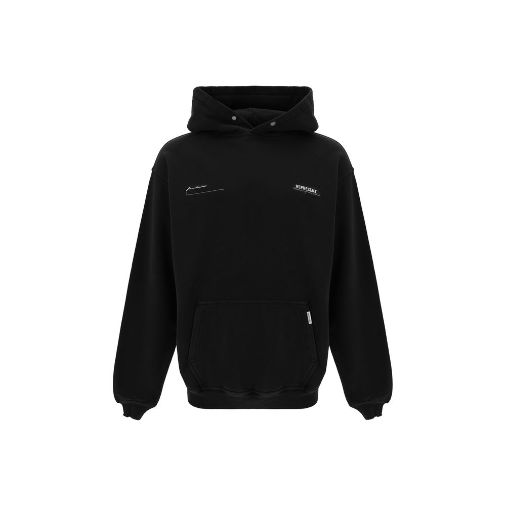 Represent Baumwoll-Sweatshirt in Schwarz