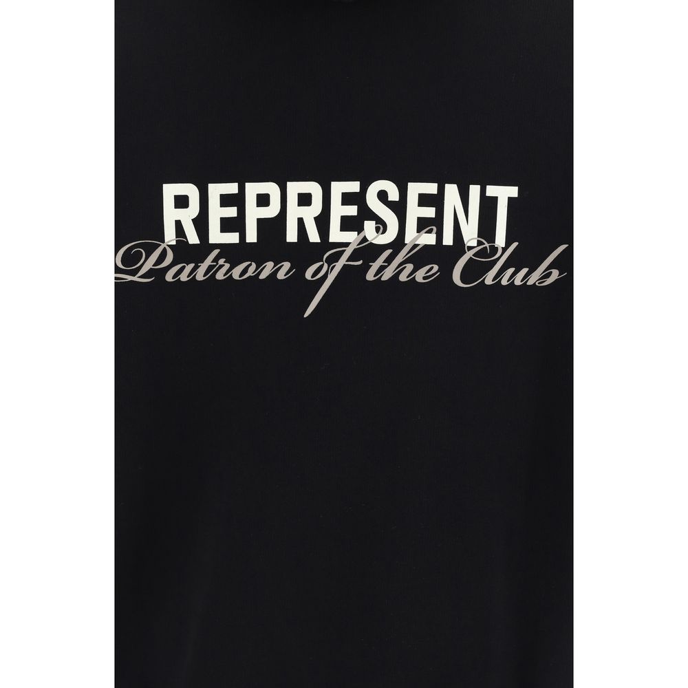 Represent Baumwoll-Sweatshirt in Schwarz