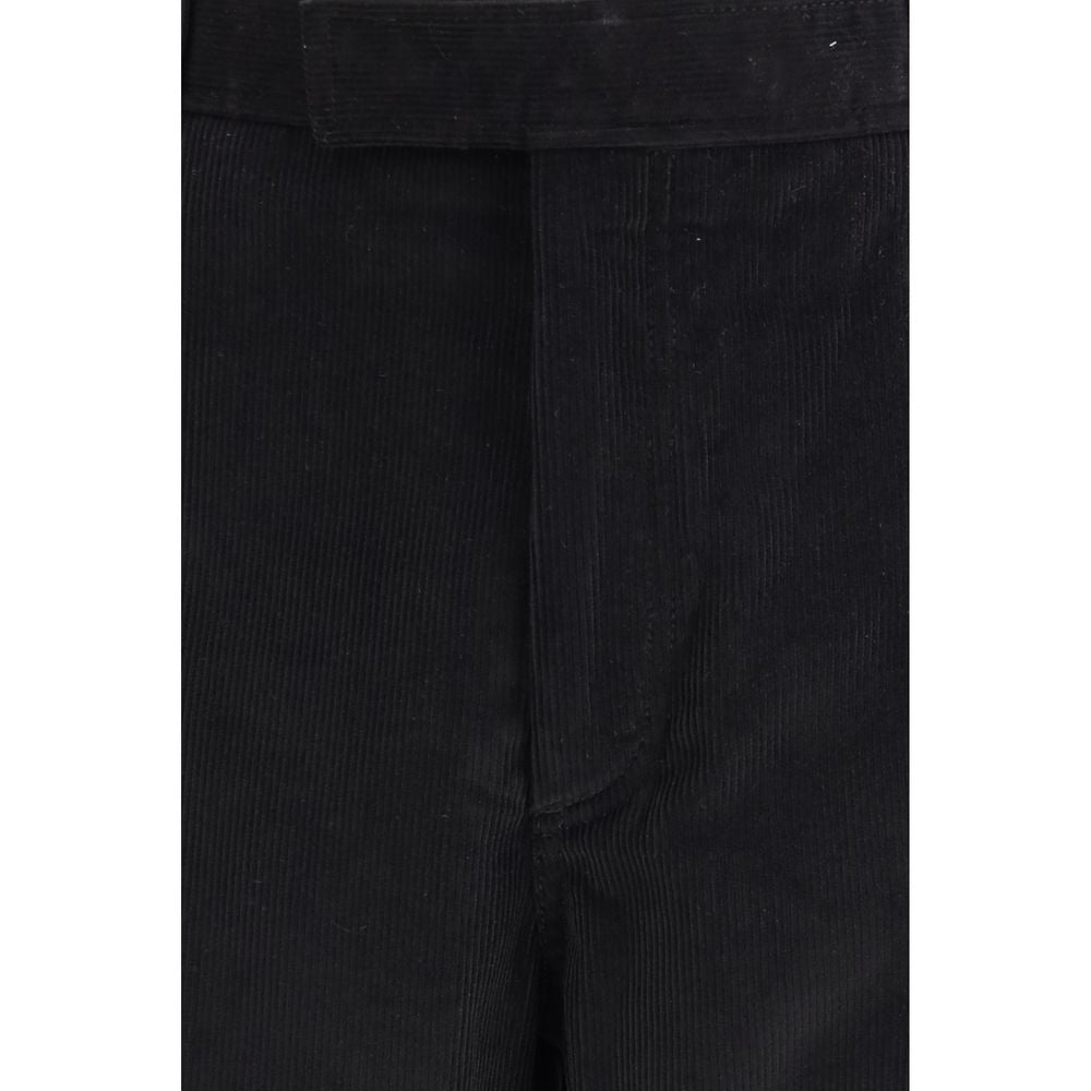 Thom Browne Black Cotton Chino Trousers