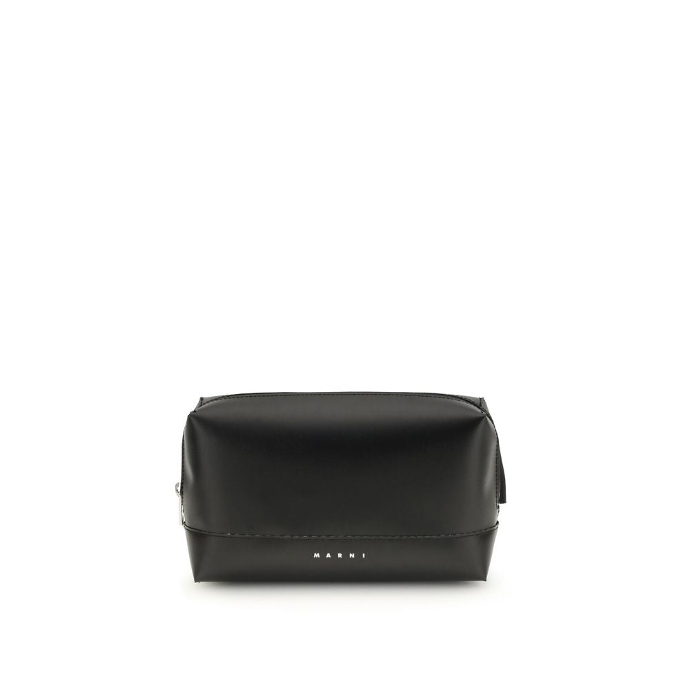 Marni Black Calfskin Shoulder Bag Bos Taurus