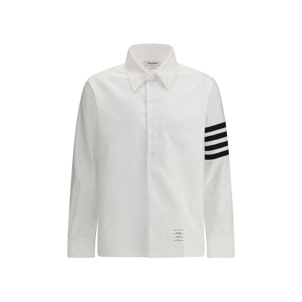 Thom Browne Weißes Baumwoll-Hemd