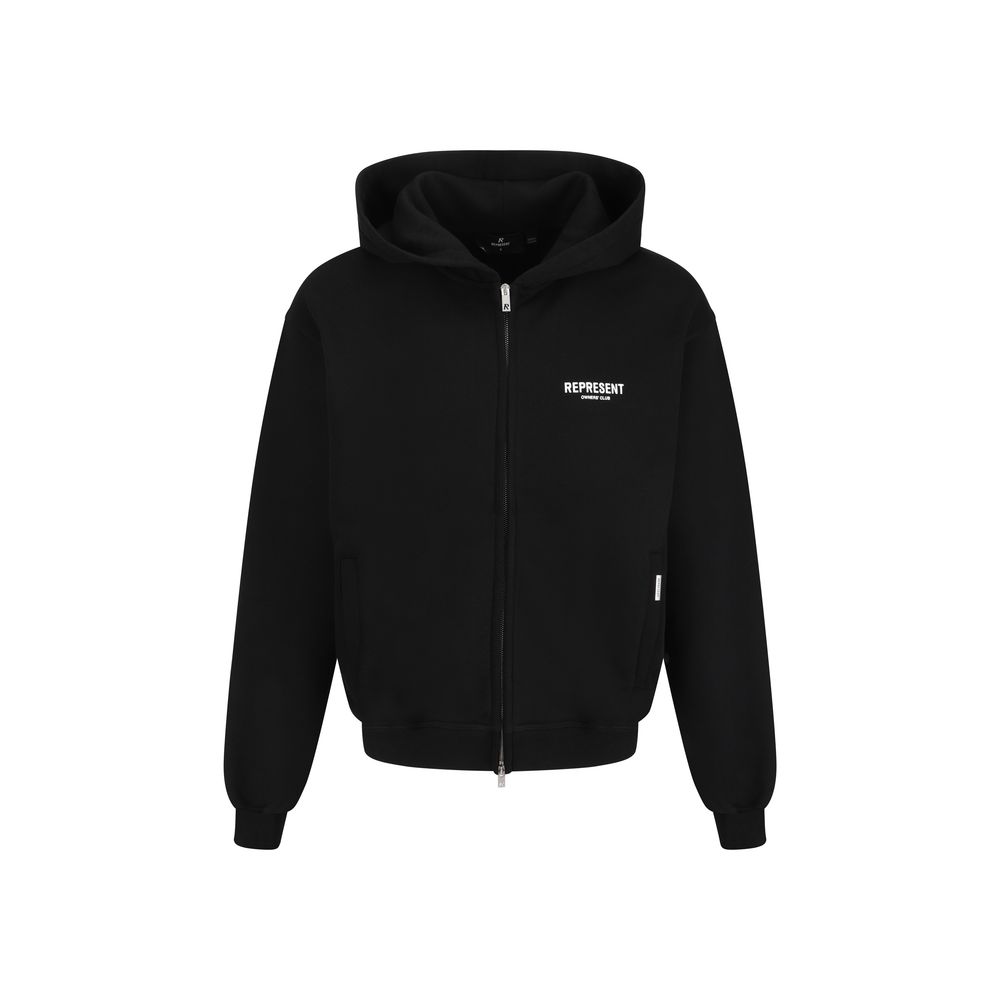 Represent Schwarzer Baumwoll-Sweatshirt