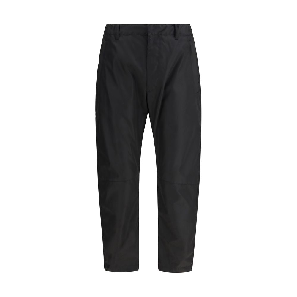 Prada Schwarze Hose aus recyceltem Polyamid