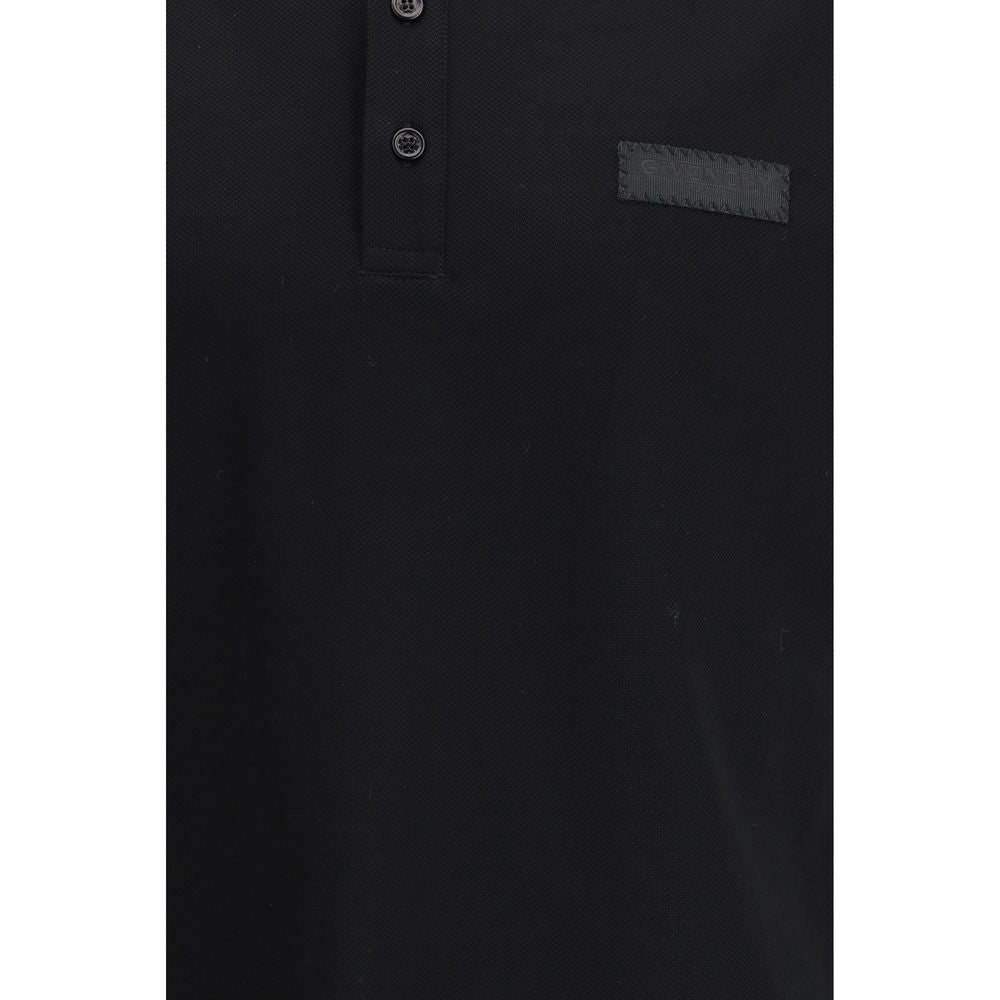 Givenchy Schwarzes Baumwoll-Poloshirt