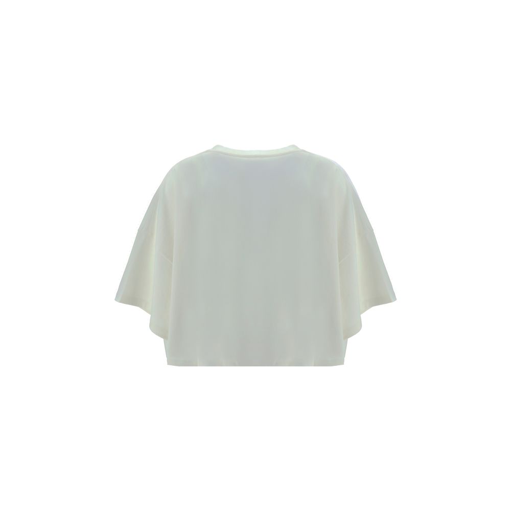 Chloé Weißes Baumwoll-T-Shirt