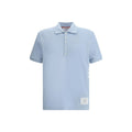 Thom Browne Blaues Baumwoll-Polohemd