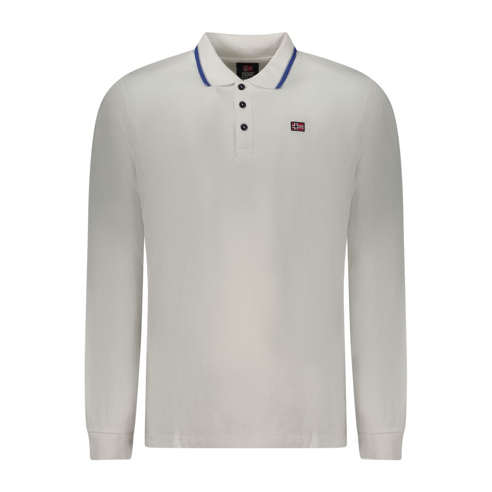 Norway 1963 Baumwoll-Poloshirt in Weiß