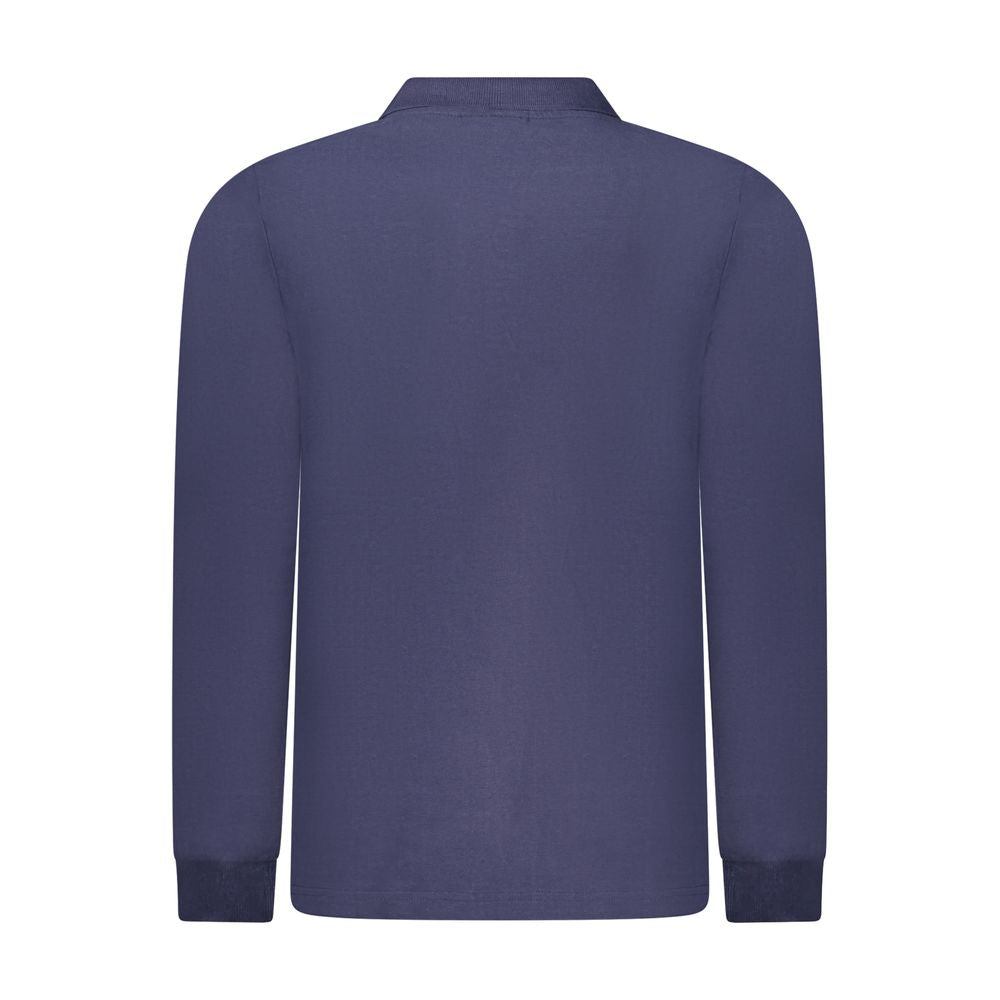 Norway 1963 Blaues Baumwoll-Poloshirt