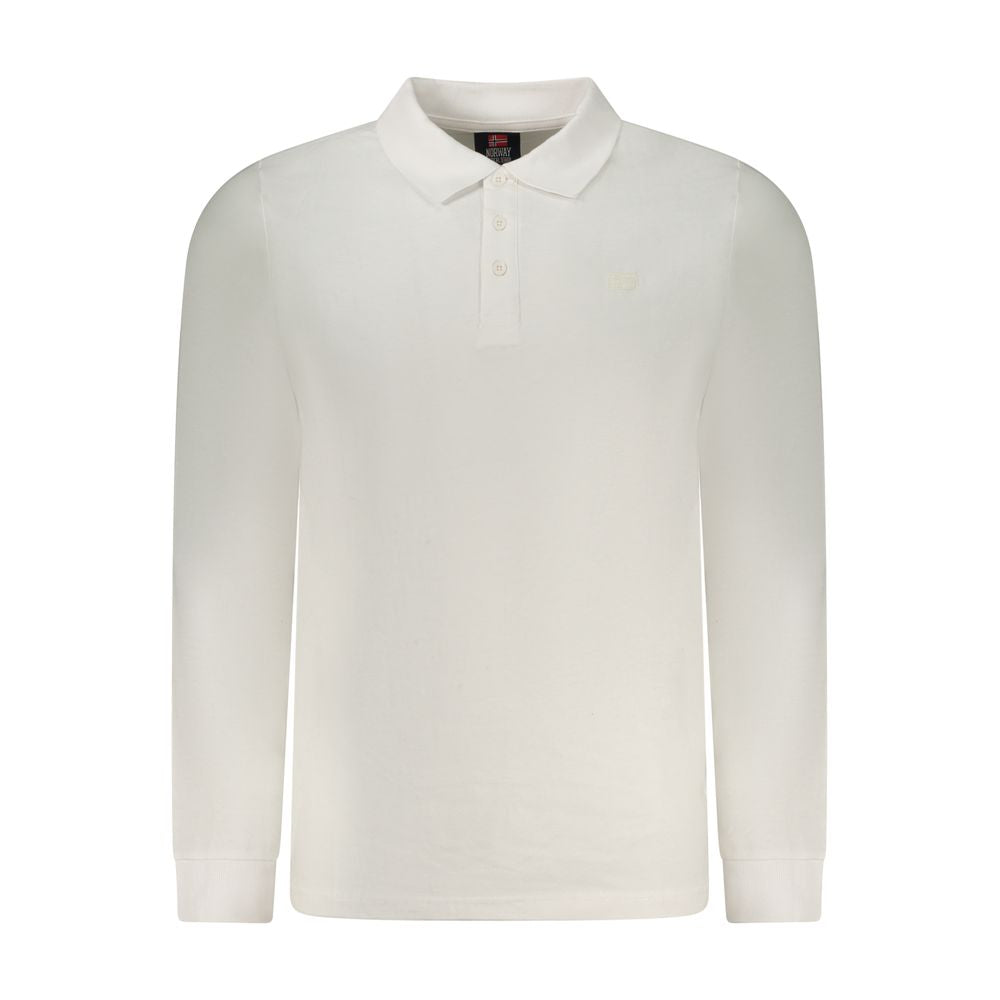 Norway 1963 Cotton Polo Shirt in White