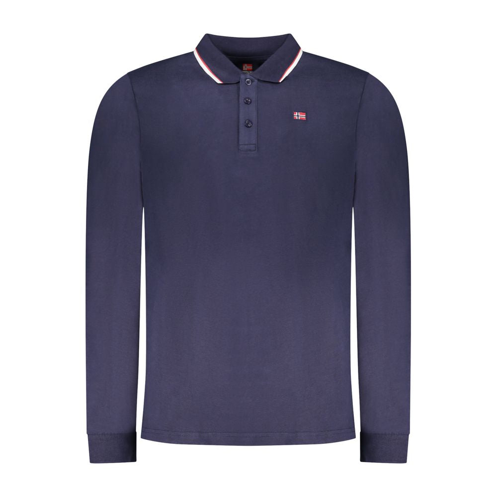 Norway 1963 Cotton Polo Shirt in Blue