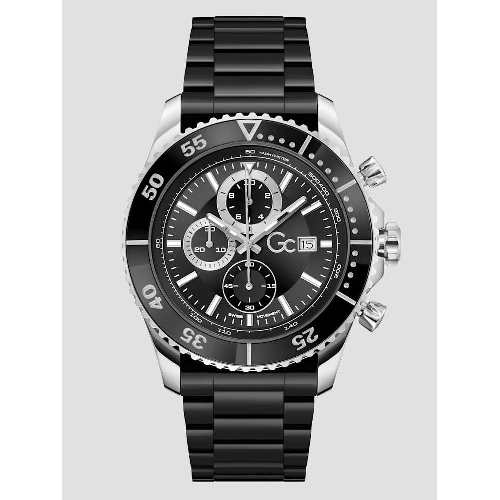 GC Sporty Ceramic Watch in Black