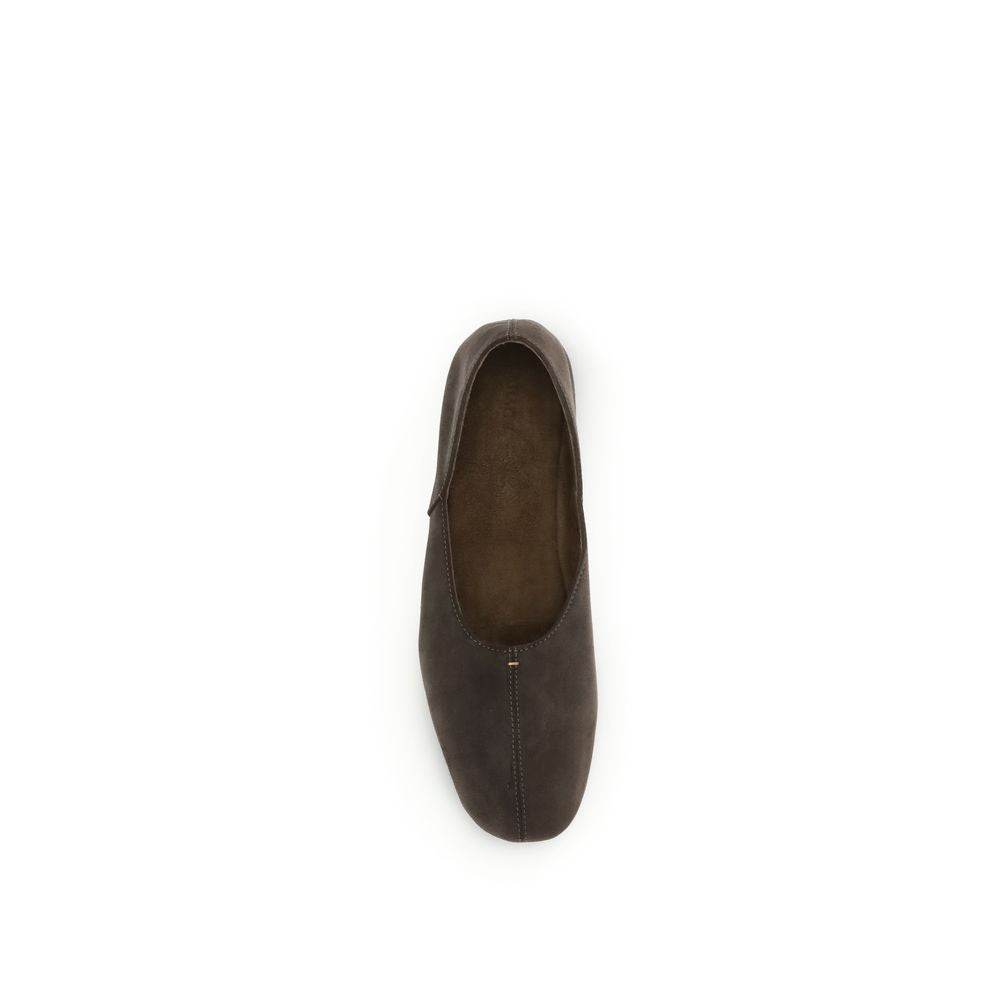 Khaite Braune Kalbsleder Bos Taurus Ballerinas
