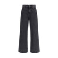 Chloé Schwarze Jeans aus Baumwolle mit geradem Bein