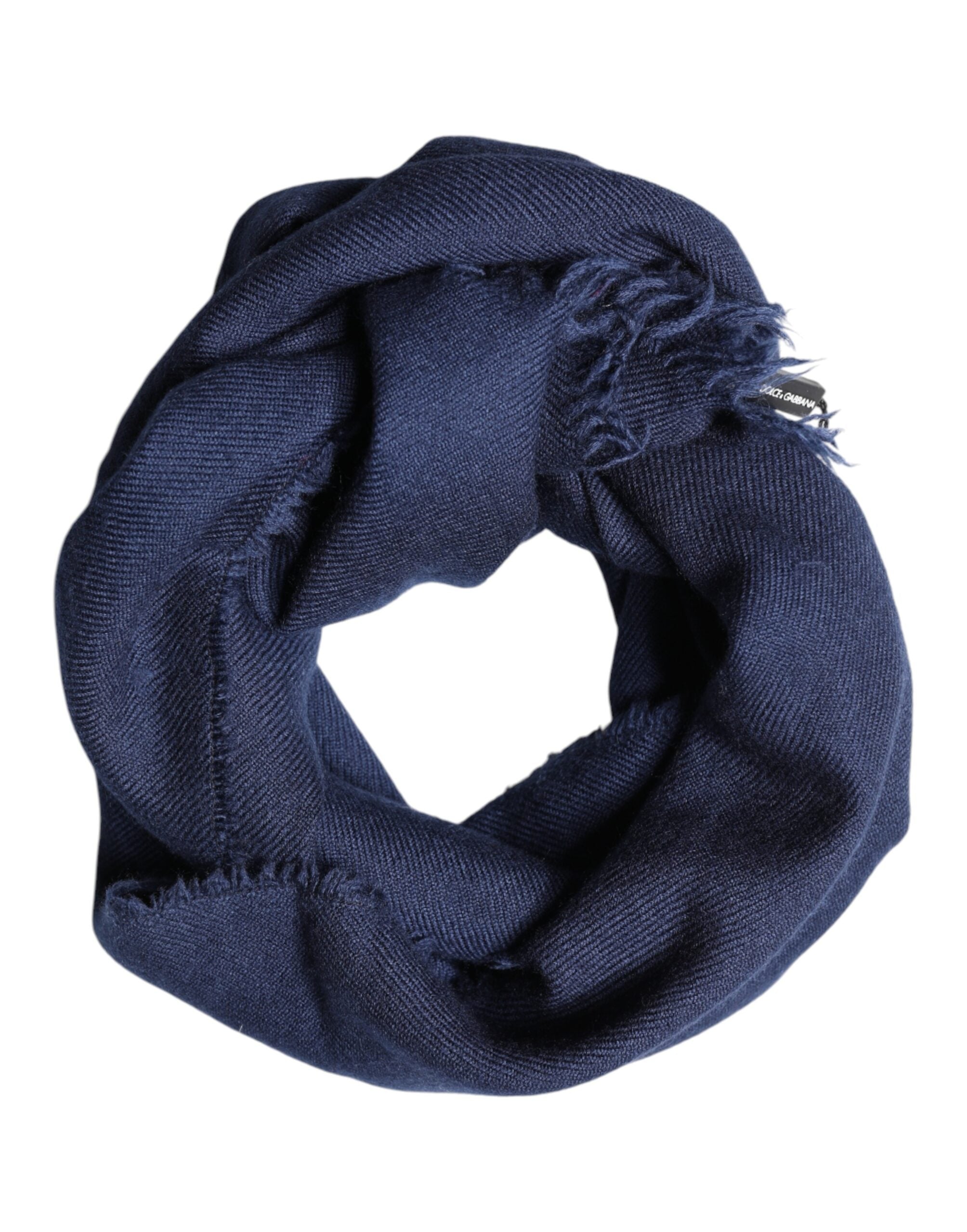 Dolce & Gabbana Scarf Blue Cashmere Necktie Scarf Men