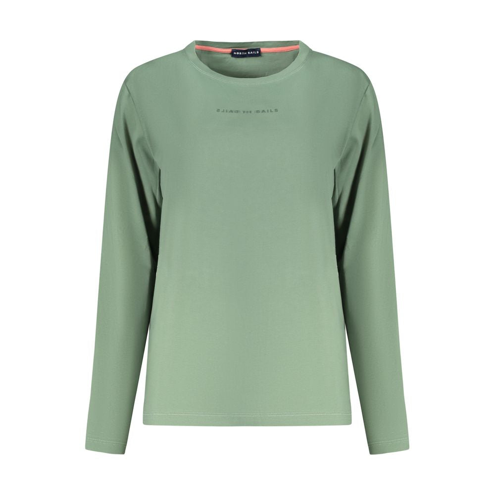 North Sails Green Cotton T-Shirt for Women