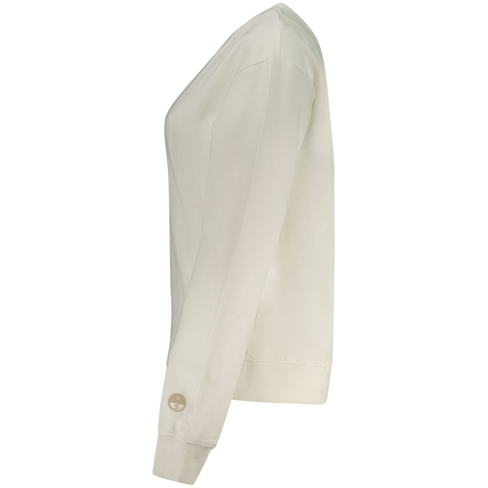 North Sails Women's White Cotton Sweatshirt