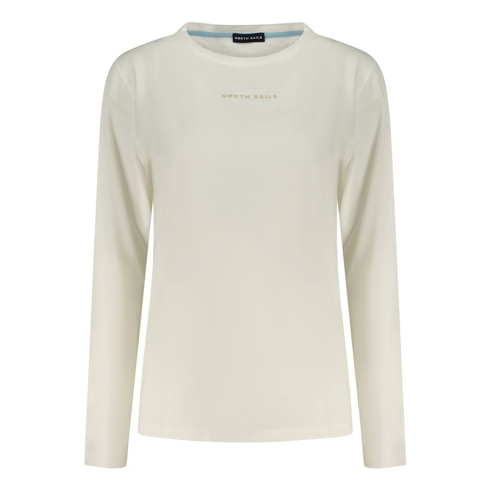 North Sails Women's White Cotton T-Shirt