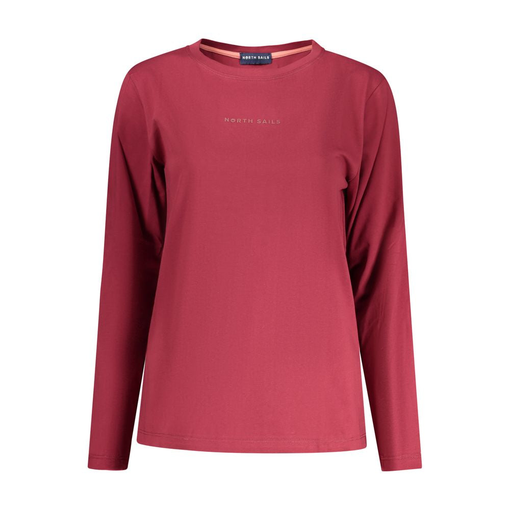 North Sails Rosso Baumwoll-T-Shirt für Damen