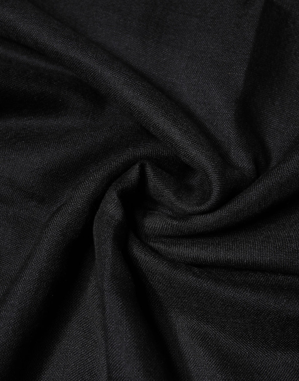 Dolce & Gabbana Black Cashmere Knit Wrap Scarf