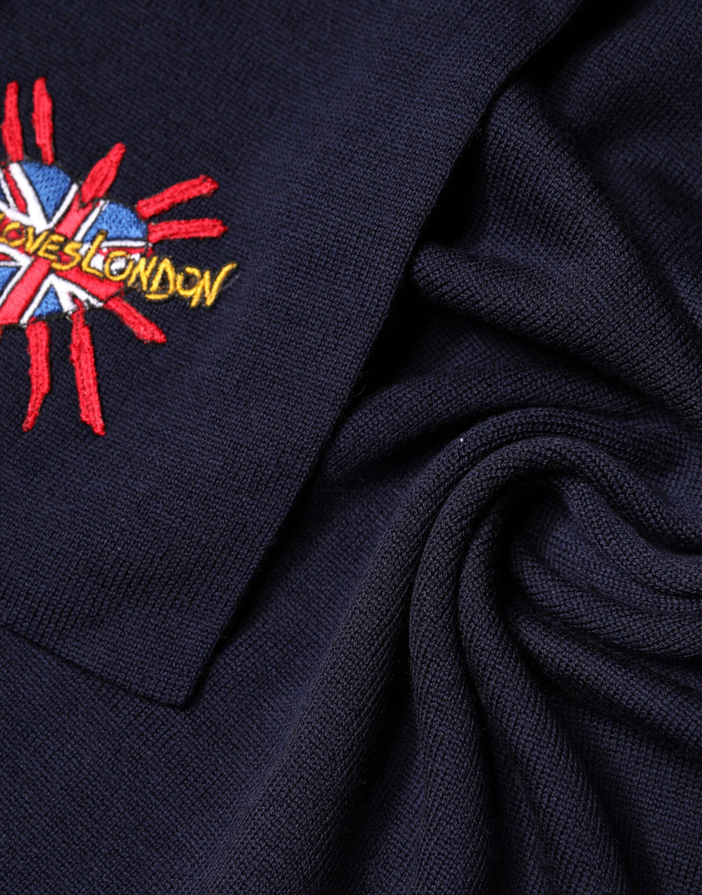 Dolce & Gabbana Blauer Wollschal DG Loves London für den Hals