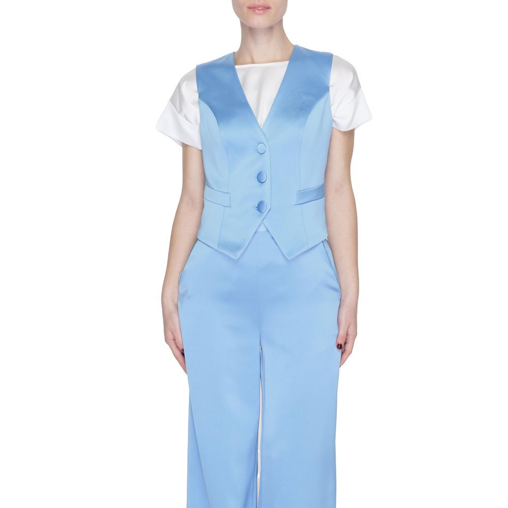 Silence Blue Polyester Vest