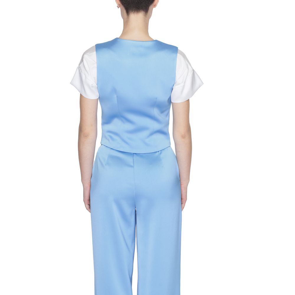 Silence Blue Polyester Vest