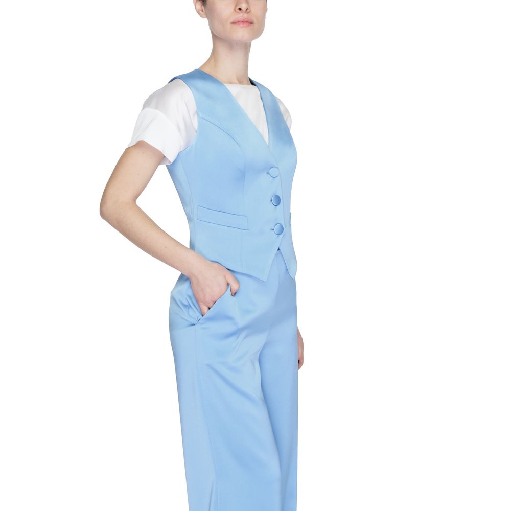 Silence Blue Polyester Vest