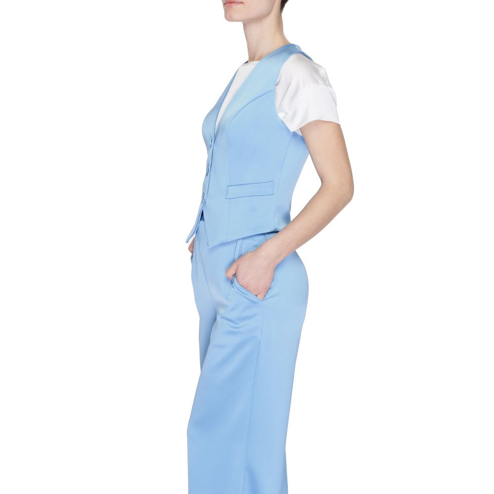 Silence Blue Polyester Vest