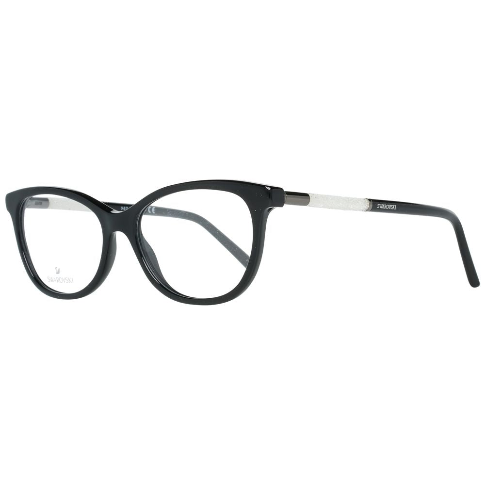 Swarovski Brille aus schwarzem Metall & Kunststoff (Gestell)